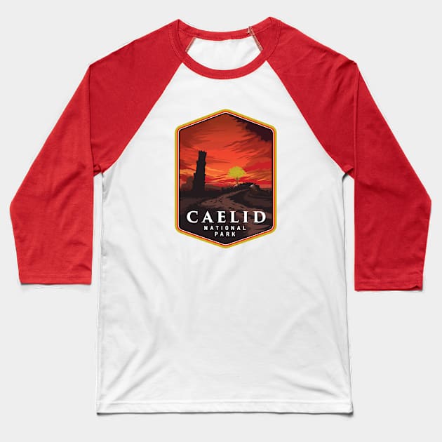 Caelid National Park Baseball T-Shirt by MindsparkCreative